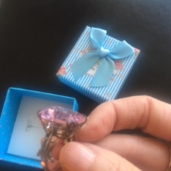 Pink Tourmaline Ring Size 5 - Picture 2 of 5